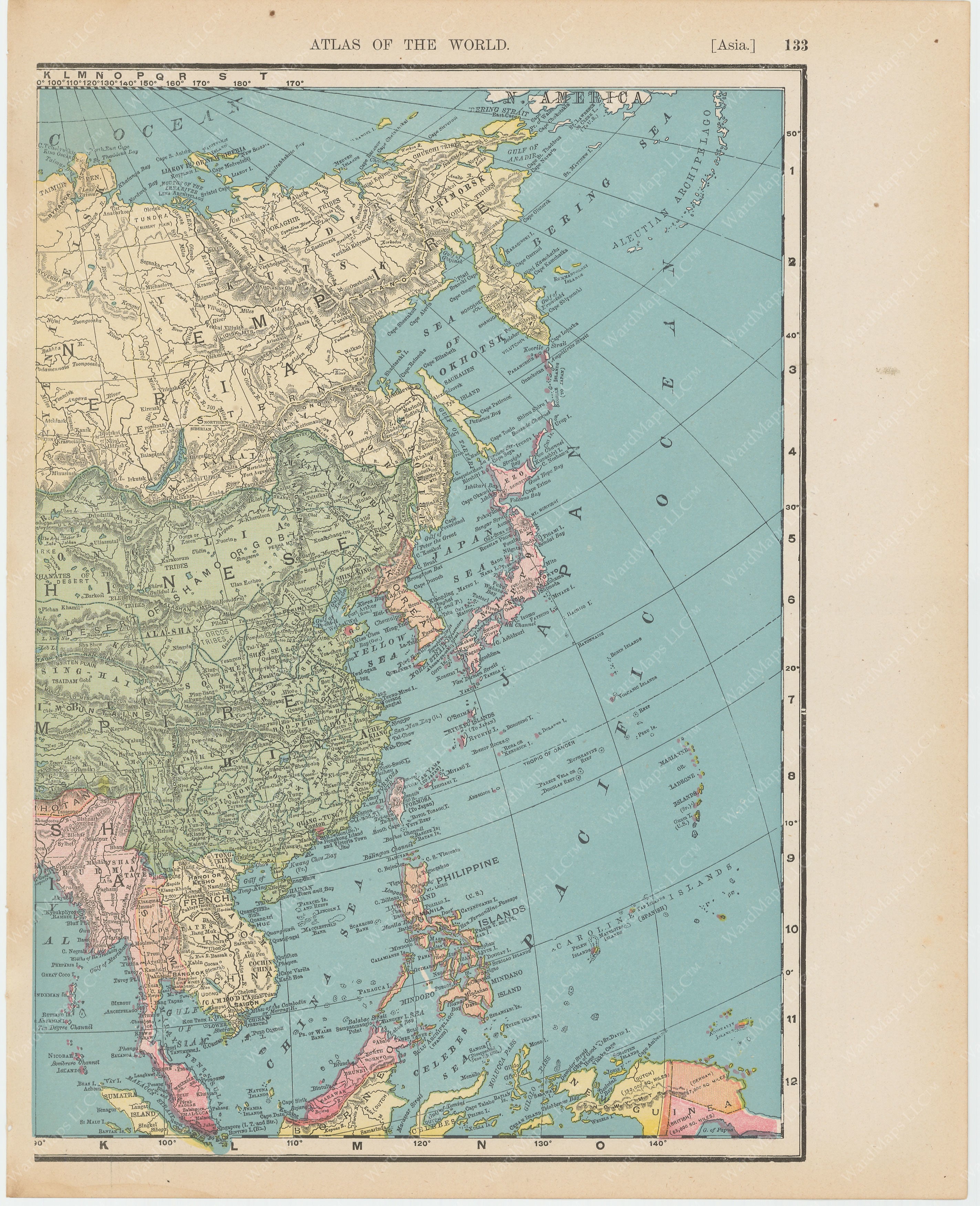 Asia (Eastern Part) 1900 – WardMaps LLC