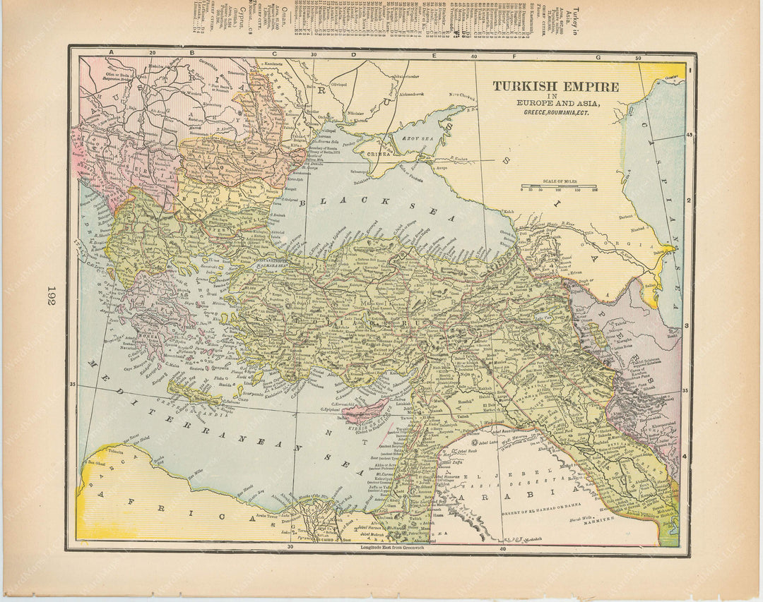 Turkish Empire 1894