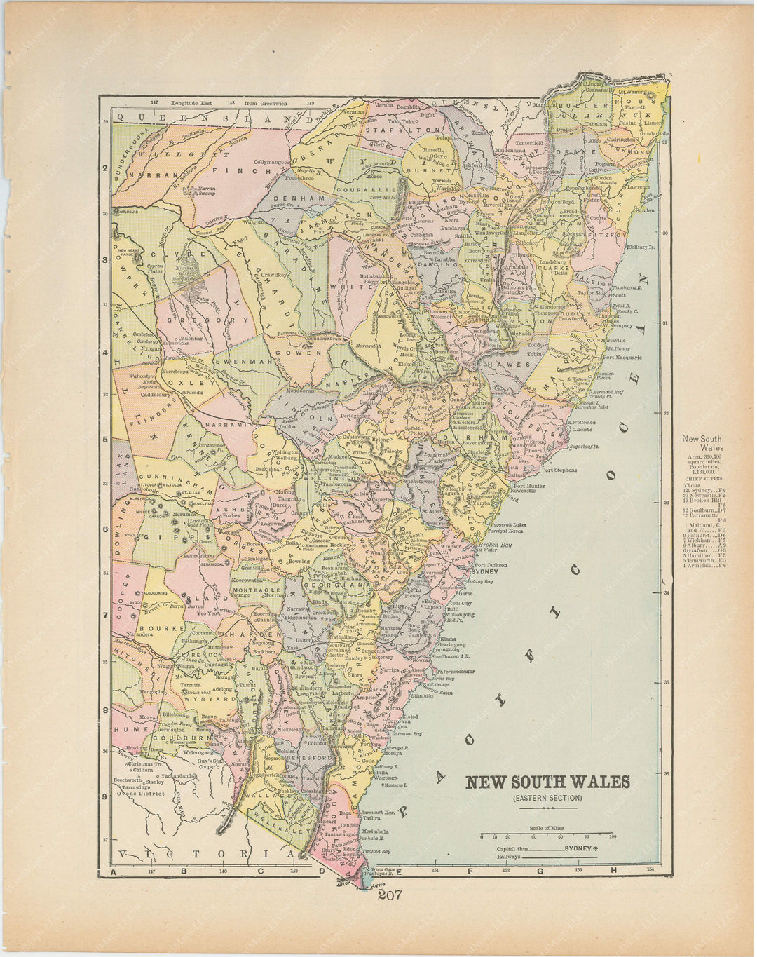 New South Wales: Eastern Section 1894