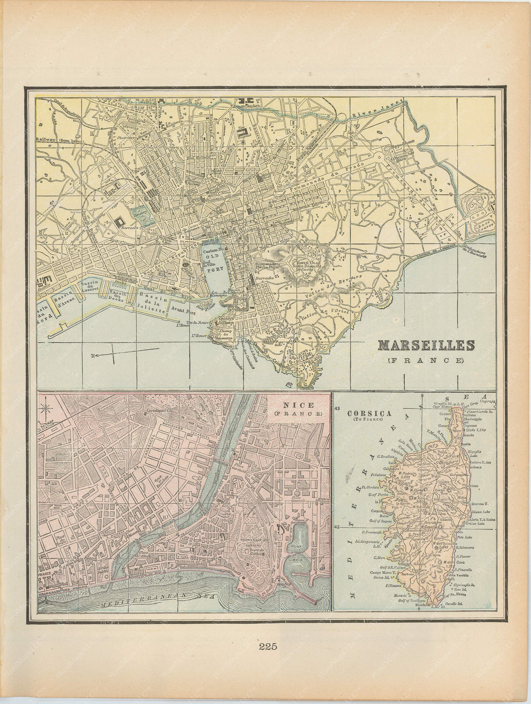 Marseille, Nice, and Corsica 1894 (and 1900)