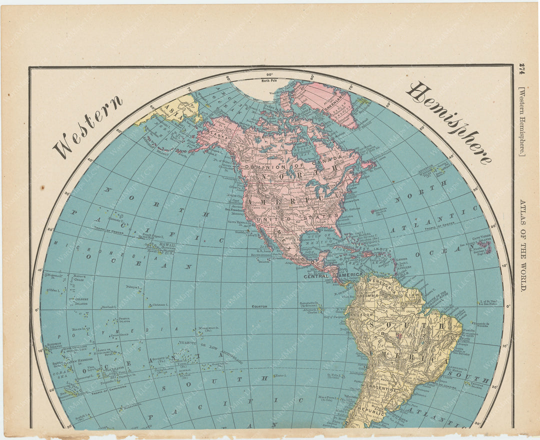 Western Hemisphere 1900