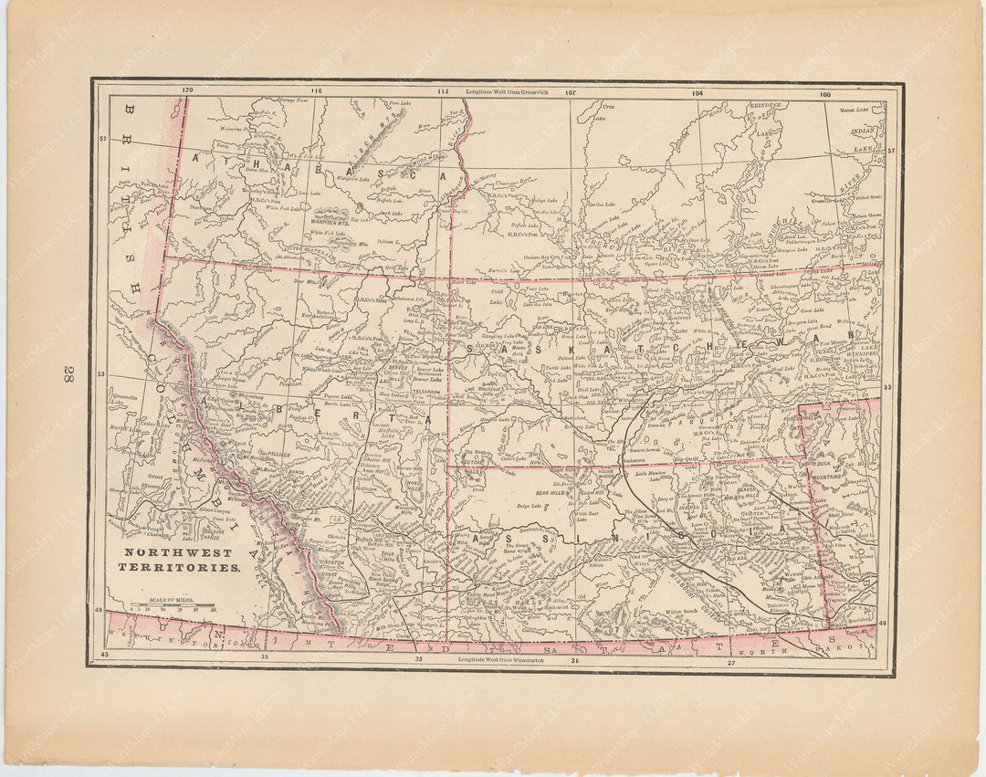 Alberta, Saskatchewan, and Assiniboia 1894