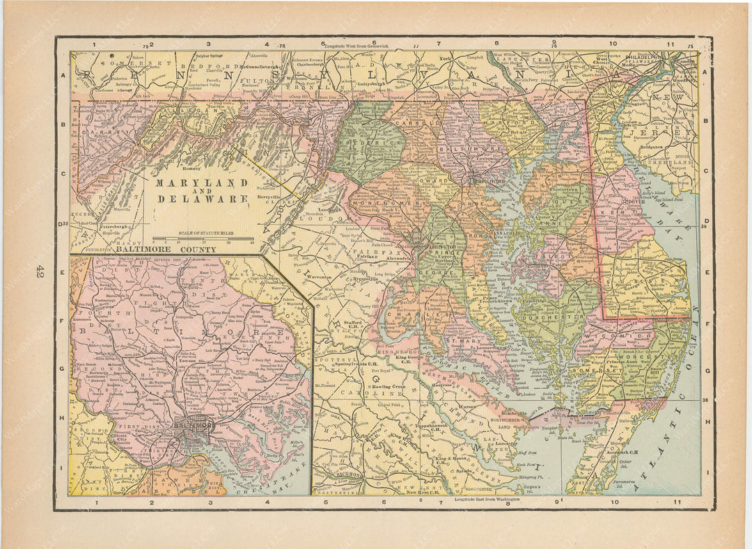 Maryland and Delaware 1894