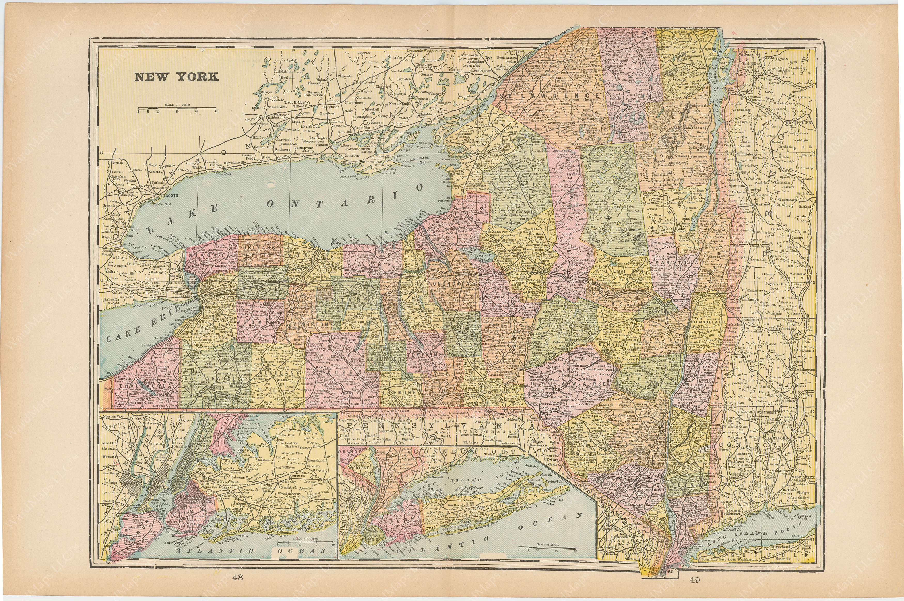 New York 1894 – WardMaps LLC