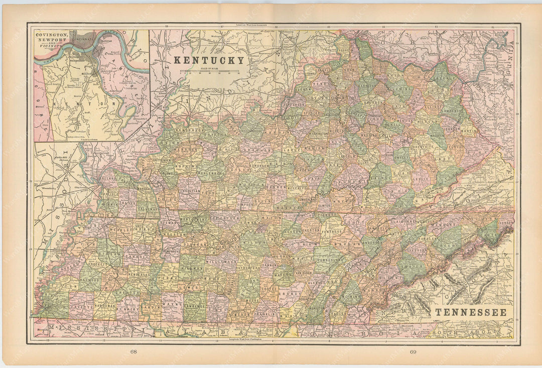 Kentucky and Tennessee 1894