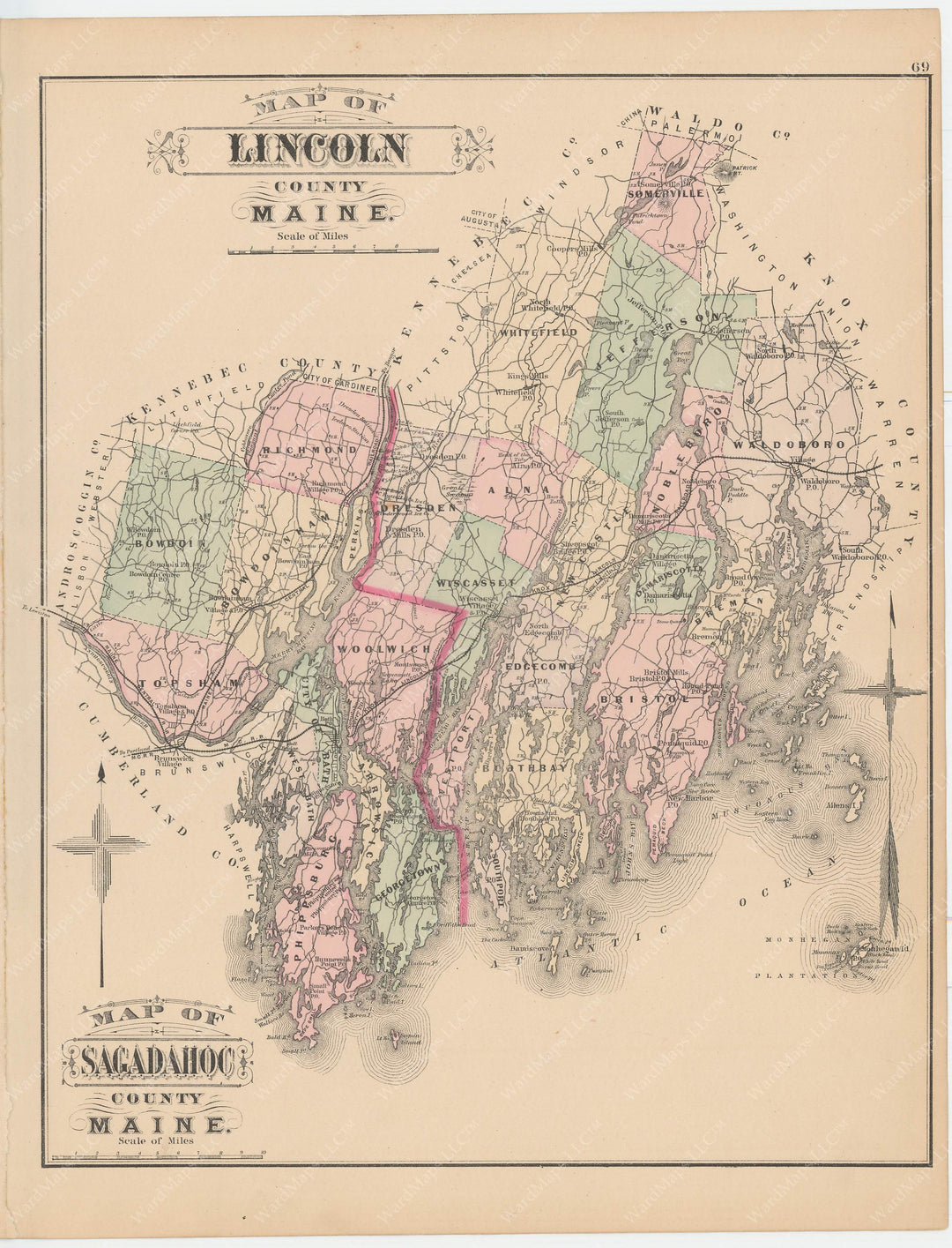 Lincoln County, Maine 1885