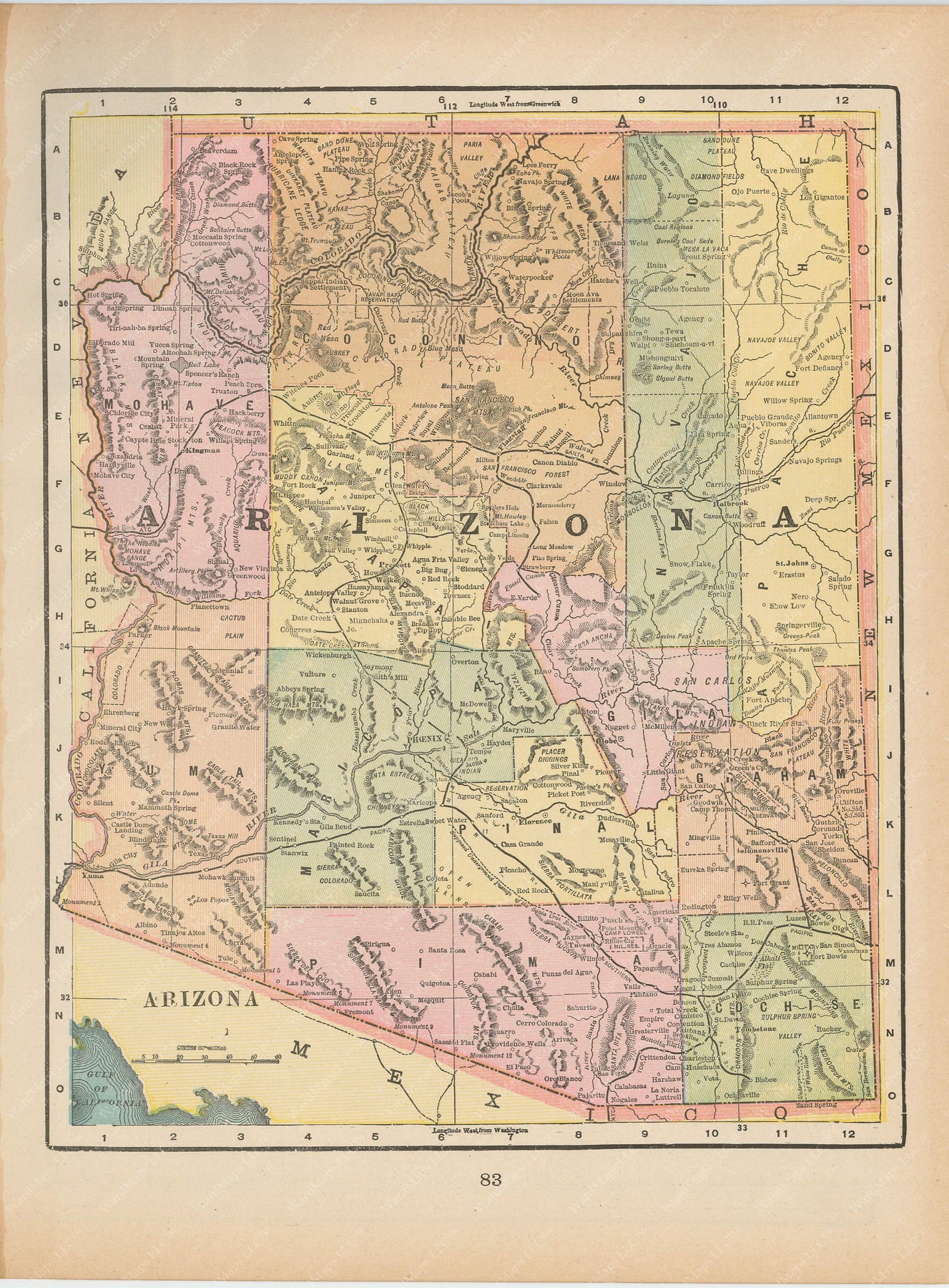 Arizona 1894 – WardMaps LLC