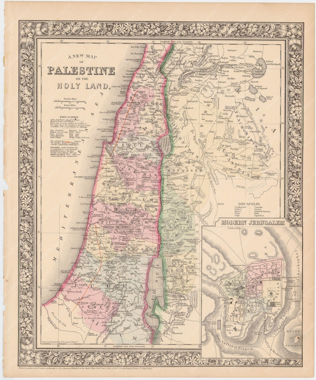 Palestine 1864