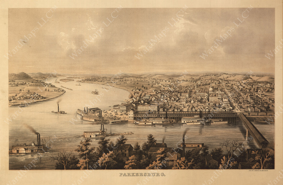 Parkersburg, West Virginia 1861