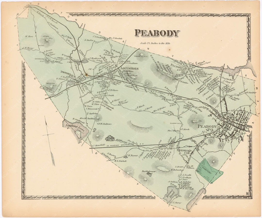 Peabody, Massachusetts 1872