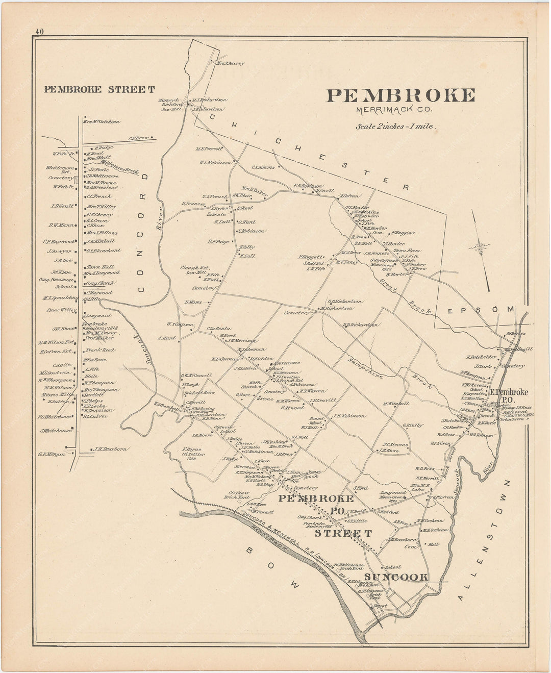 Pembroke, New Hampshire 1892