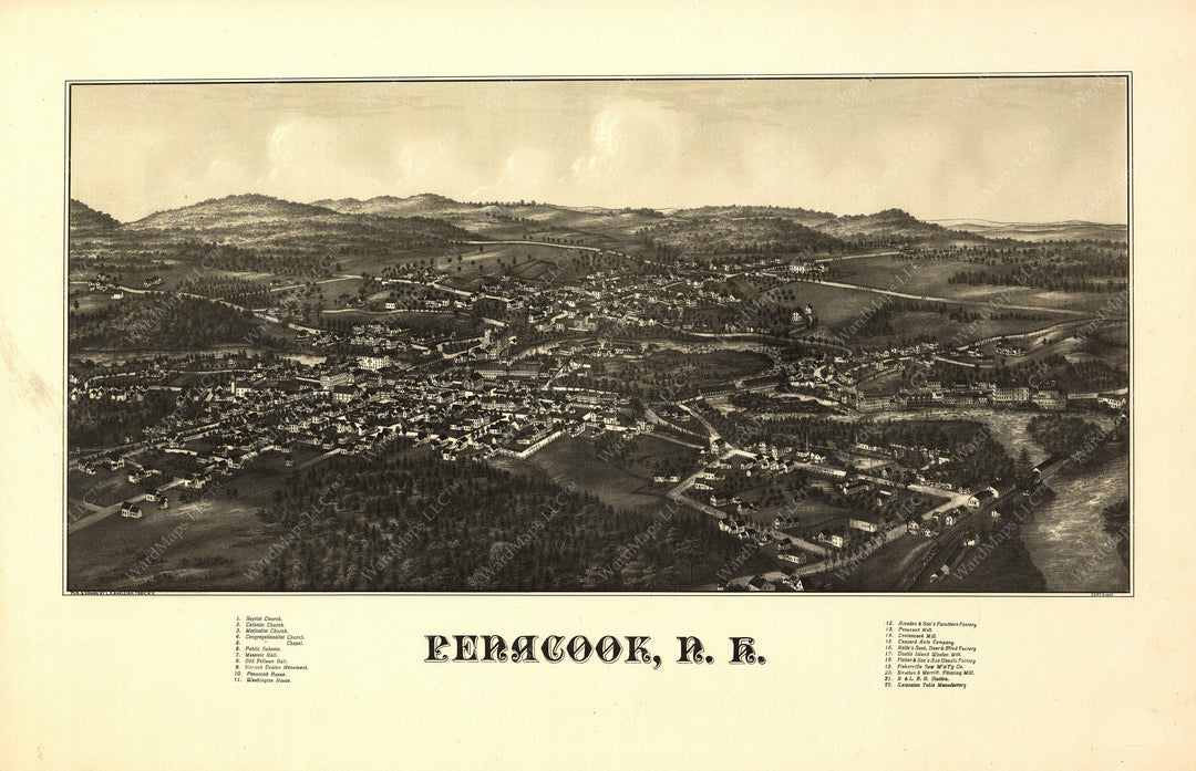 Concord, New Hampshire: Penacook 1887