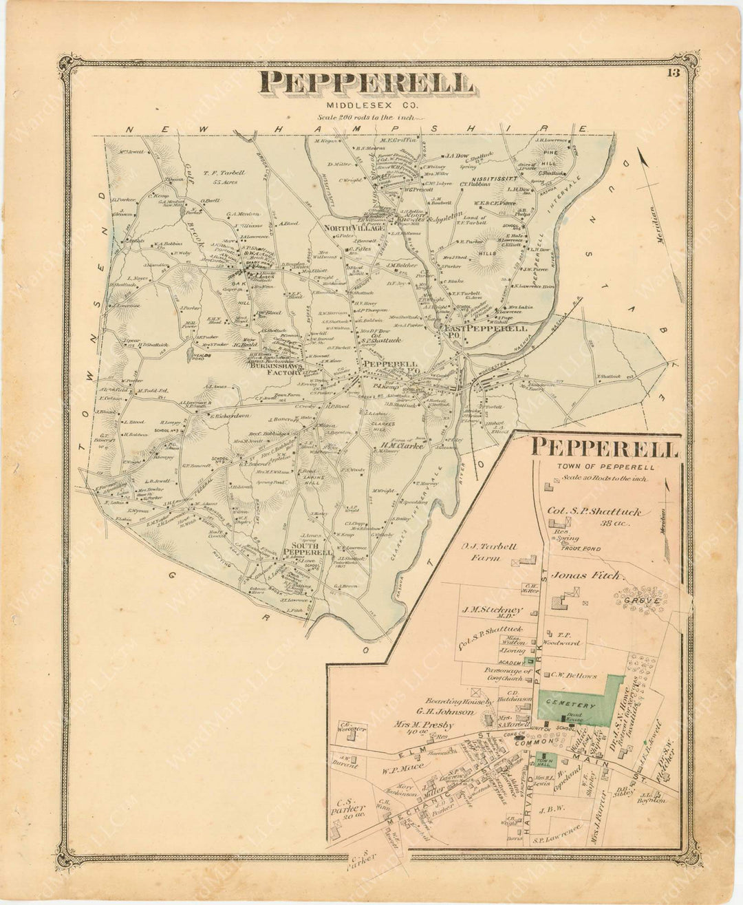 Pepperell, Massachusetts 1875