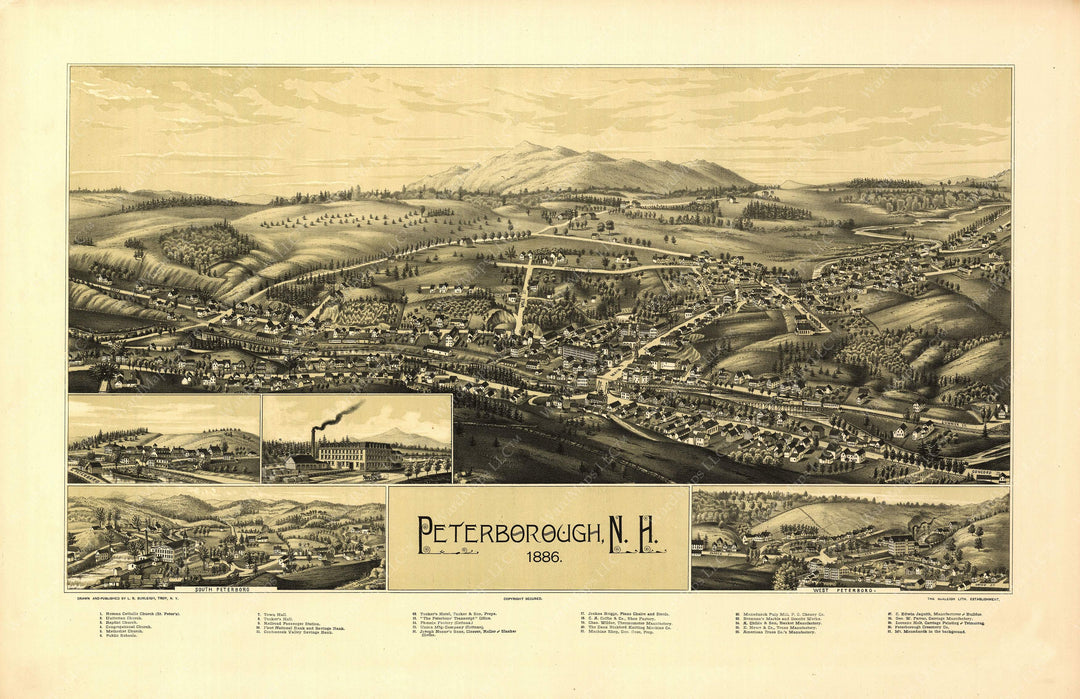 Peterborough, New Hampshire 1886