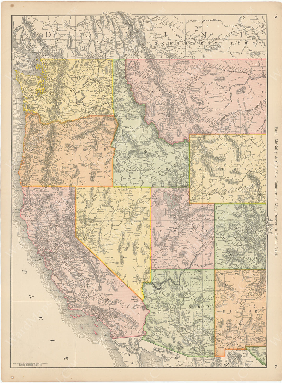 United States 1903: Western Portion