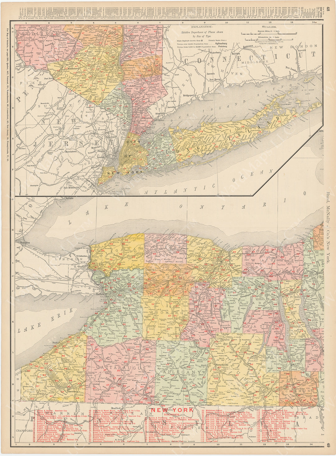 New York 1903: Western and Southern Portions