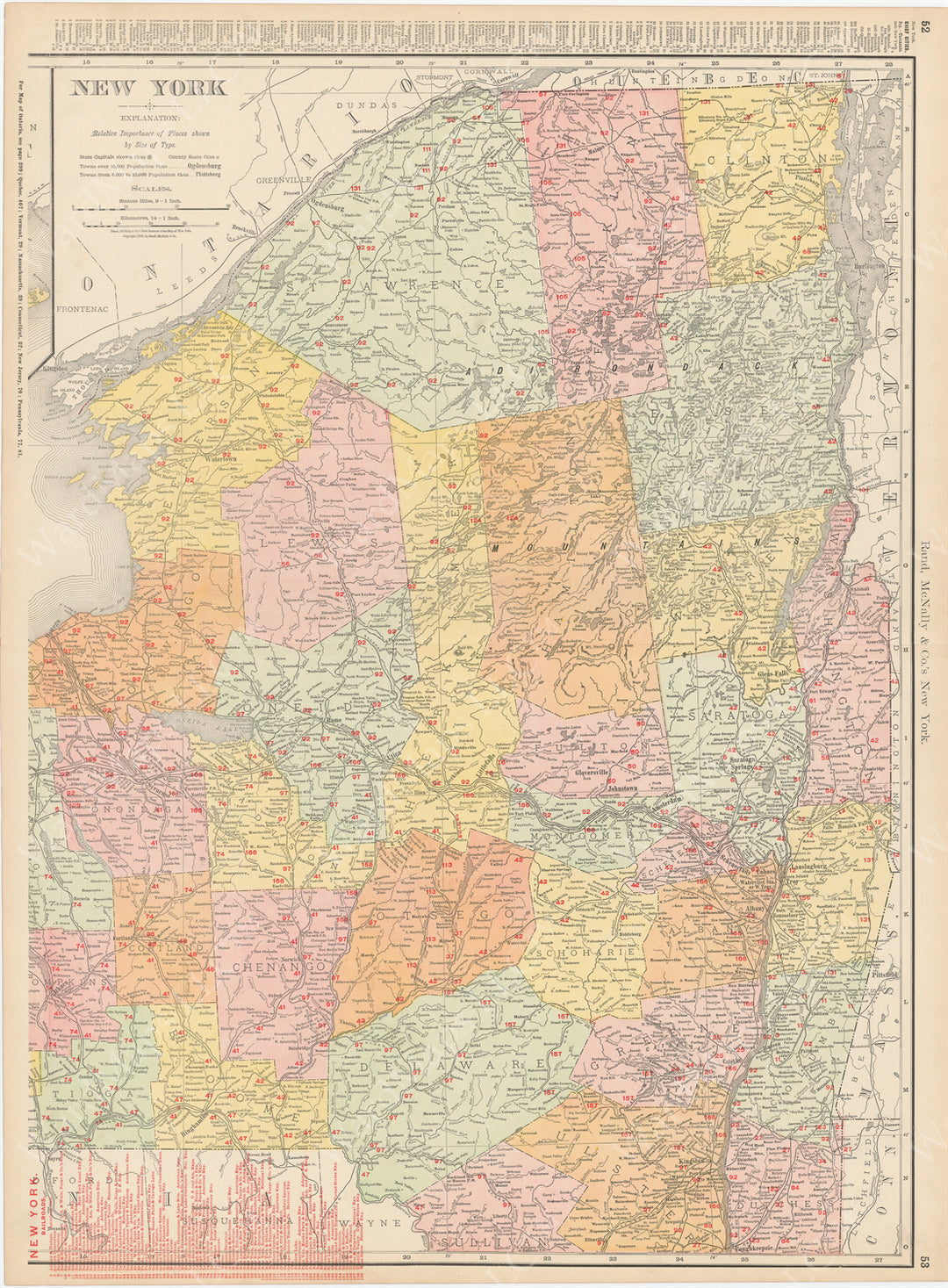 New York 1903: Central and Northeastern Portions