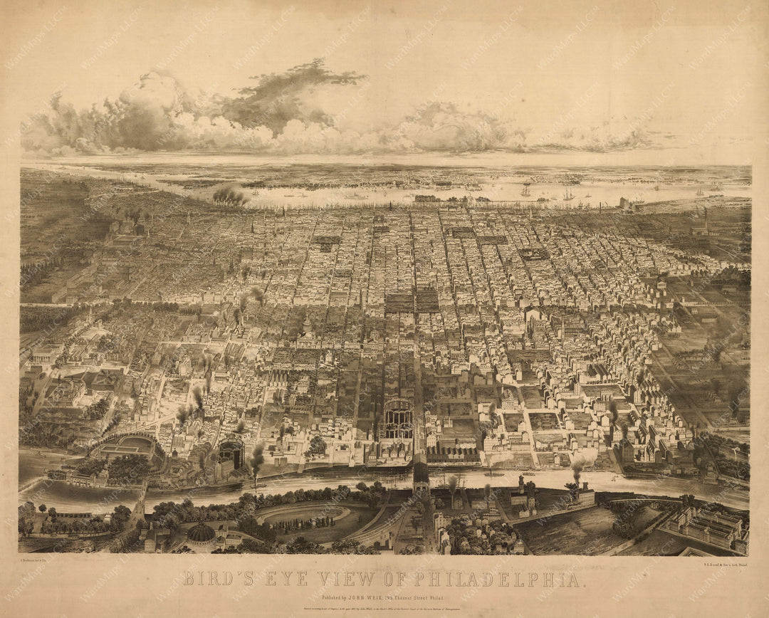 Philadelphia, Pennsylvania 1857