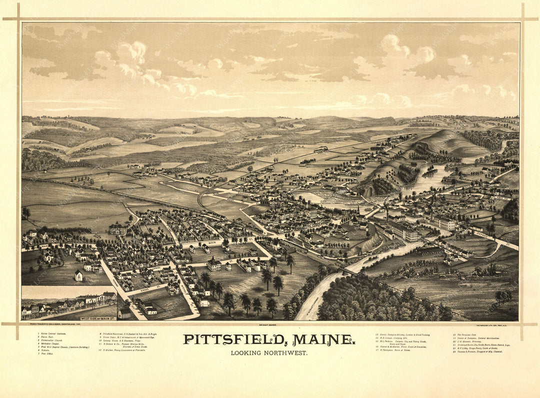 Pittsfield, Maine 1889