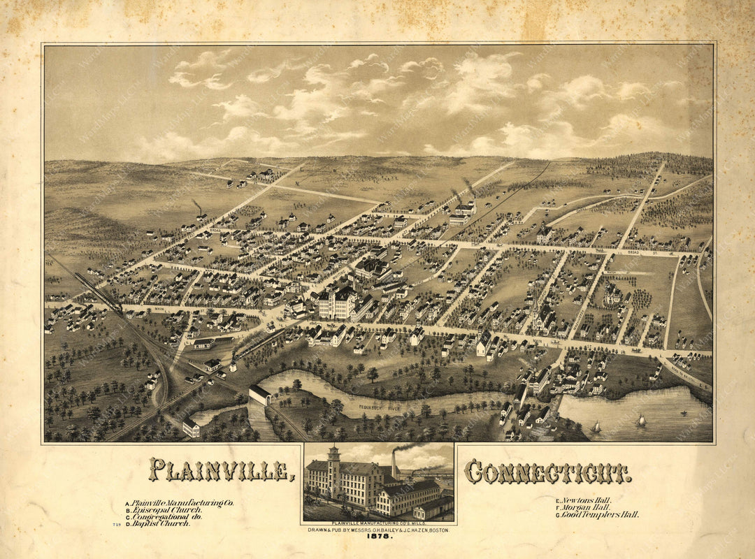 Plainville, Connecticut 1878