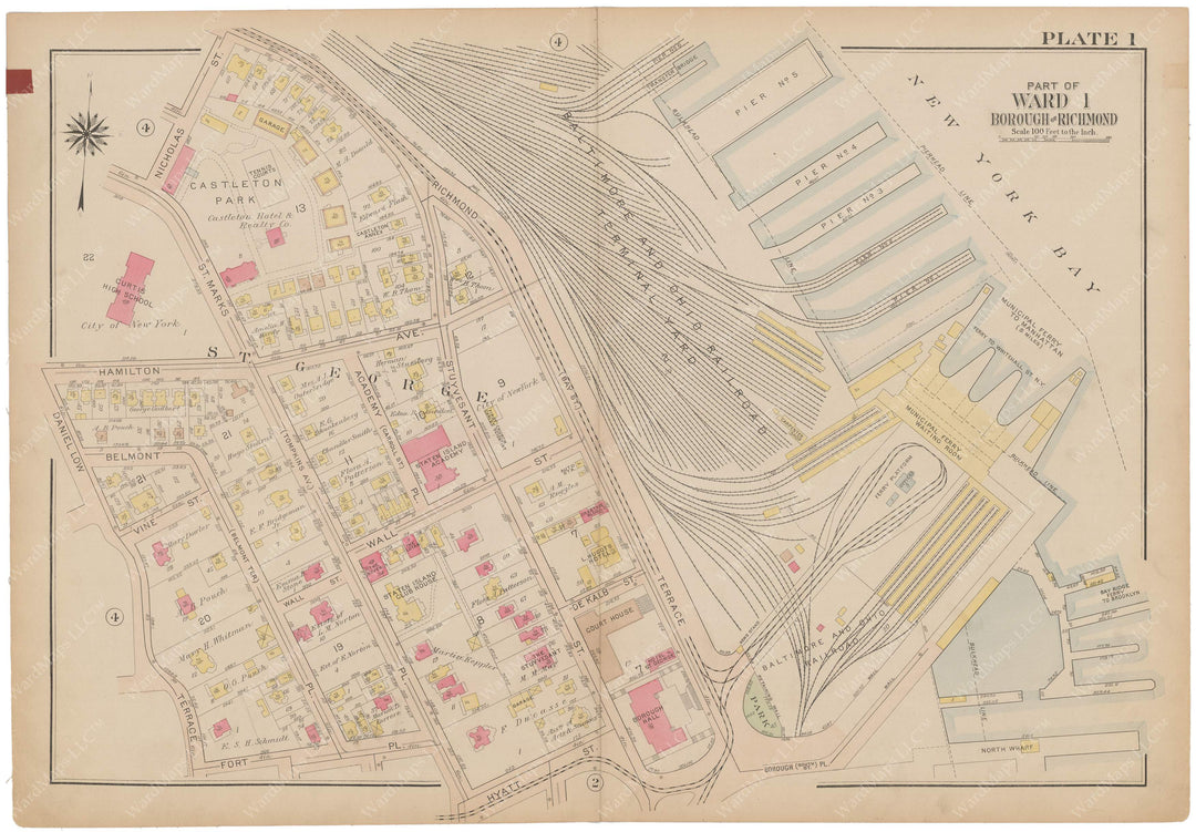 Staten Island, New York 1917 Vol. 1: Plate 001