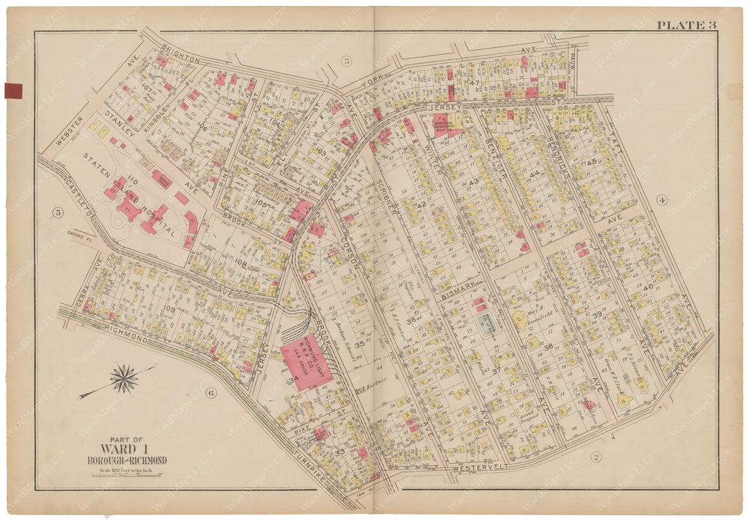 Staten Island, New York 1917 Vol. 1: Plate 003