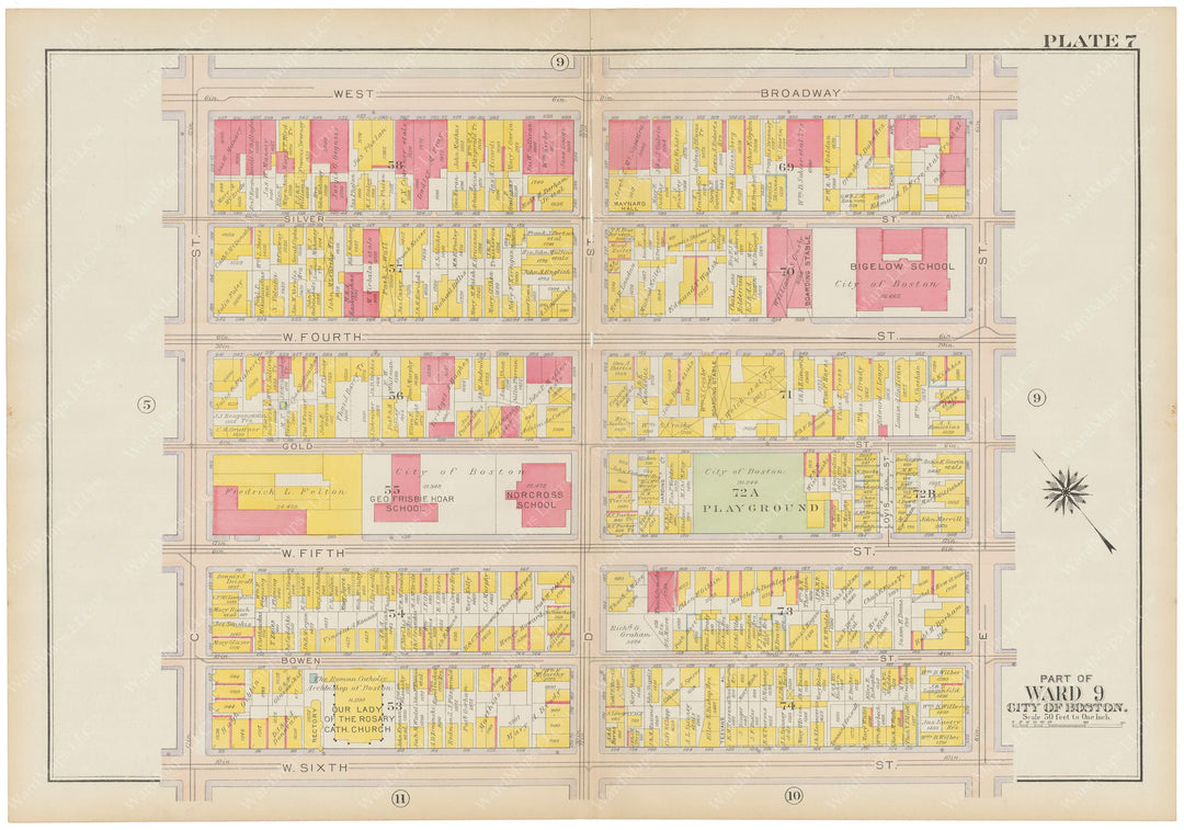 South Boston, Massachusetts 1919 Plate 007