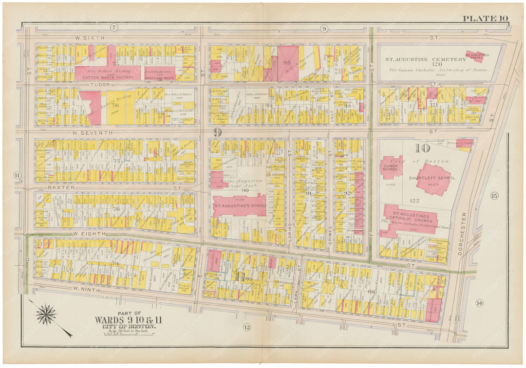 South Boston, Massachusetts 1919 Plate 010