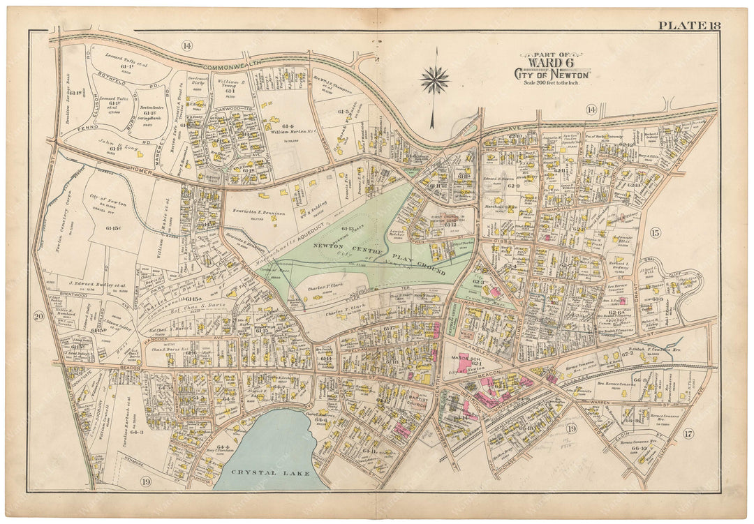 Newton, Massachusetts 1907 Plate 018