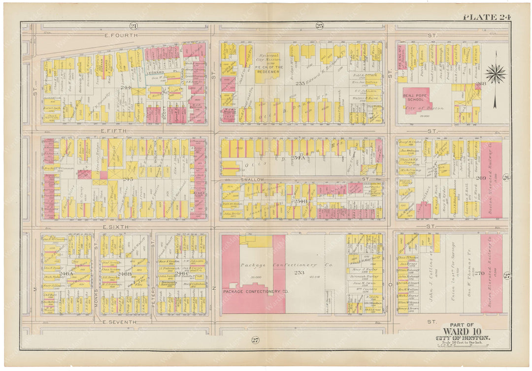 South Boston, Massachusetts 1919 Plate 024