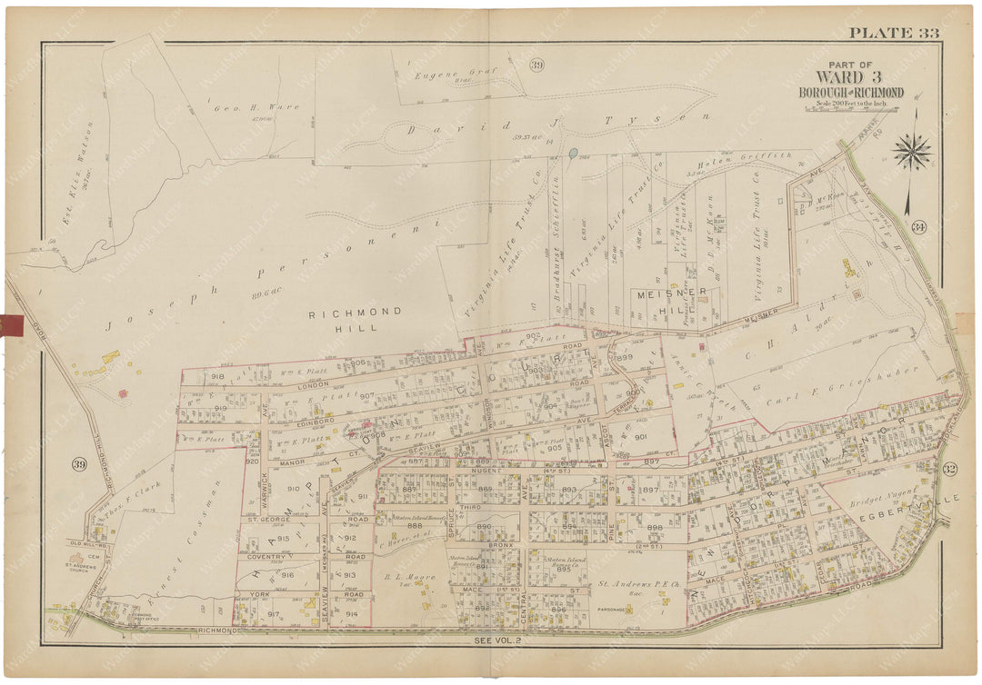 Staten Island, New York 1917 Vol. 1: Plate 033