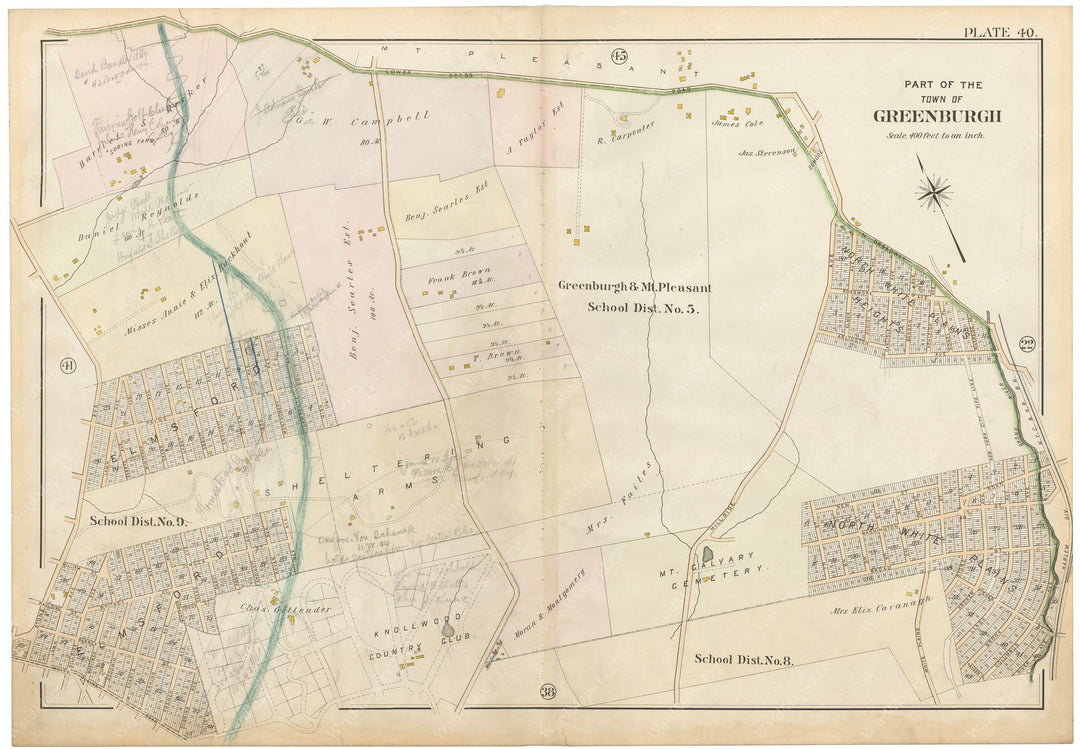 Westchester County, New York 1901 Plate 040: Greenburgh