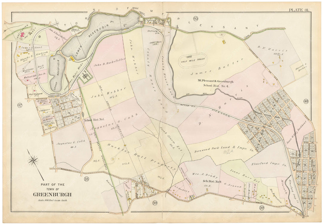 Westchester County, New York 1901 Plate 041: Greenburgh