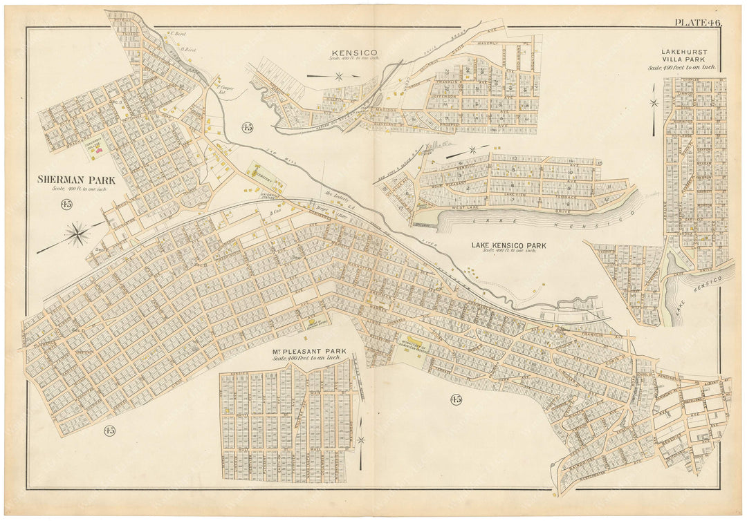 Westchester County, New York 1901 Plate 046: Mount Pleasant