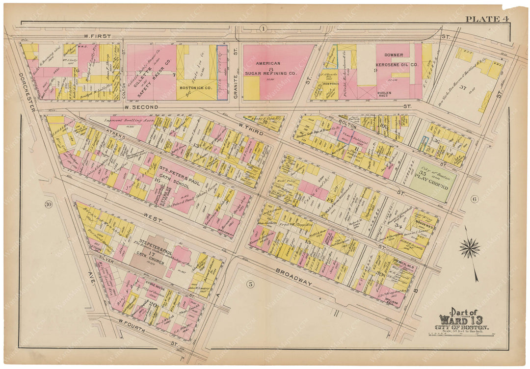 South Boston, Massachusetts 1910 Plate 004