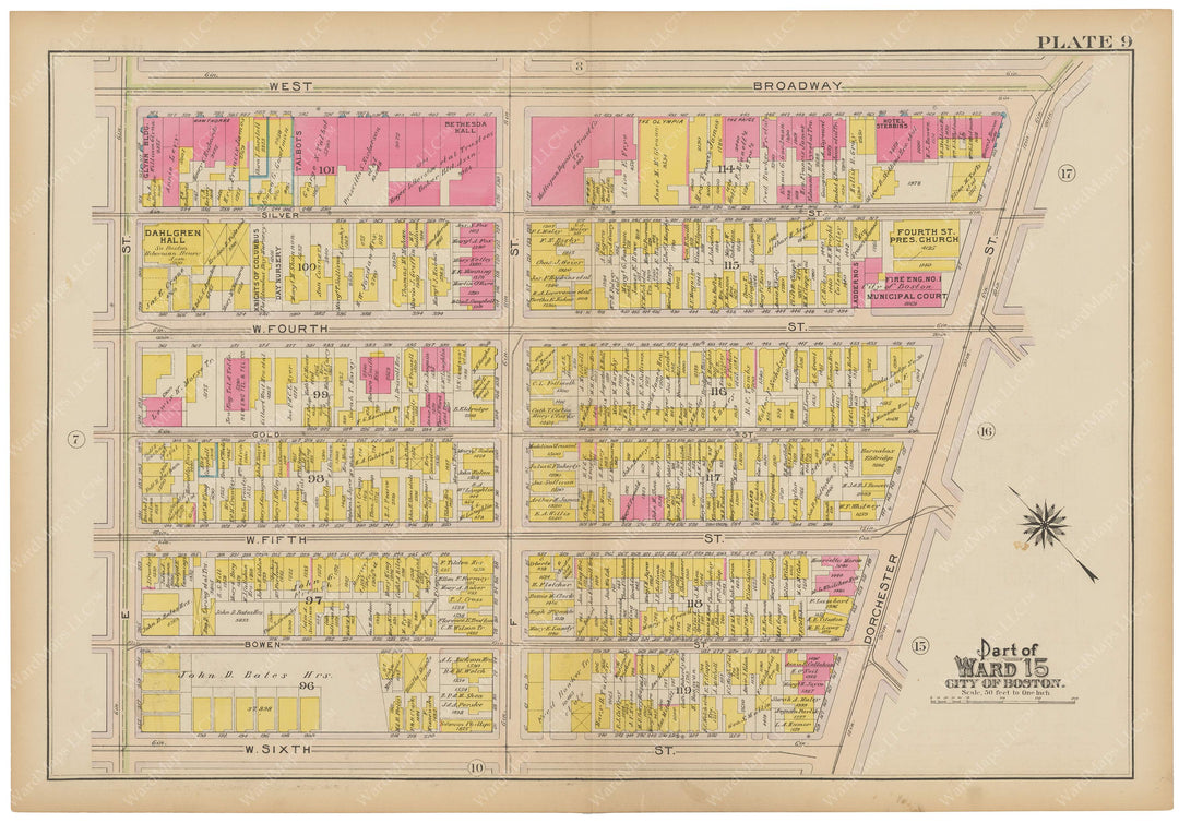 South Boston, Massachusetts 1910 Plate 009