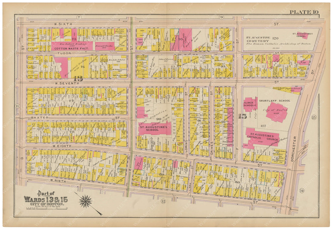 South Boston, Massachusetts 1910 Plate 010