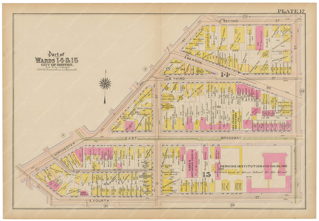 South Boston, Massachusetts 1910 Plate 017