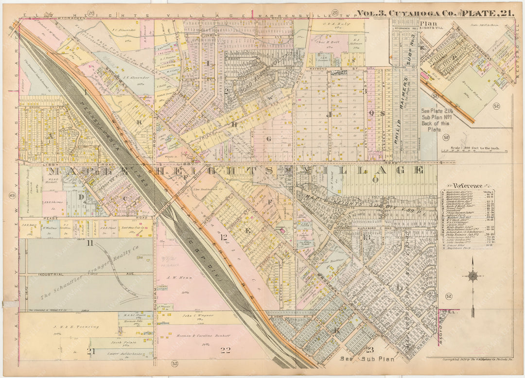 Cuyahoga County, Ohio, Vol. 3, 1920 Plate 021: Maple Heights Village