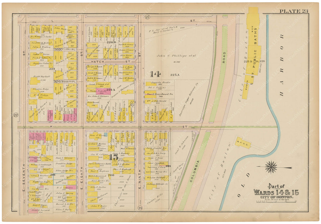 South Boston, Massachusetts 1910 Plate 023