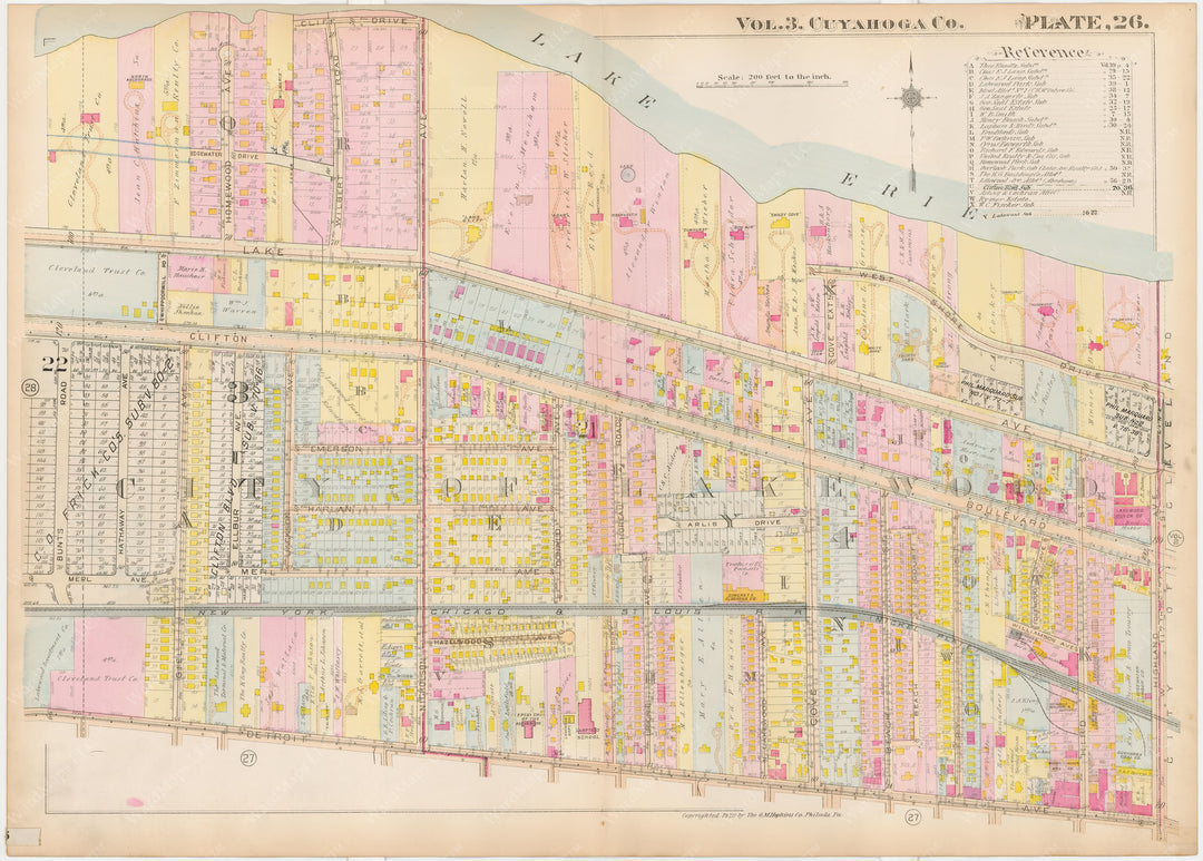 Cuyahoga County, Ohio, Vol. 3, 1920 Plate 026: Lakewood Village