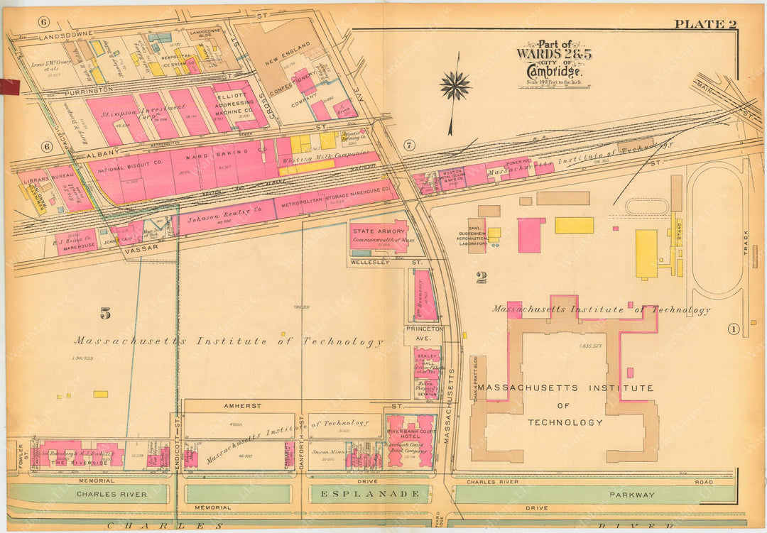 Cambridge, Massachusetts 1930 Plate 002