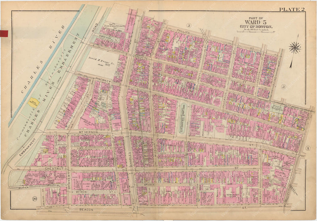 Boston, Massachusetts 1928 Plate 002