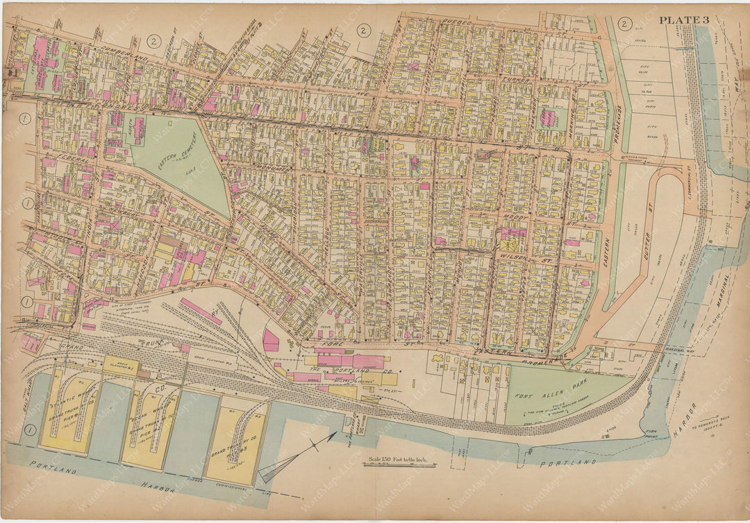 Portland, Maine 1914 Plate 003