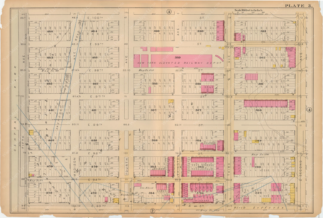 Manhattan, New York 1884 Vol 2: Plate 003