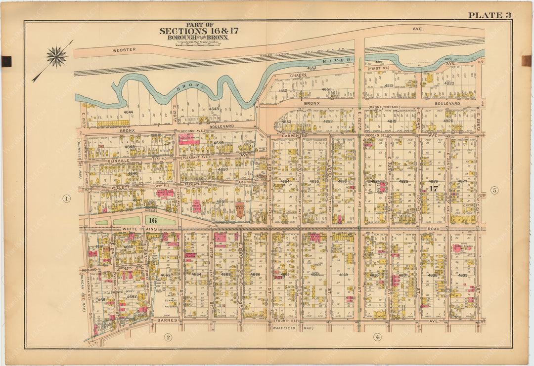 The Bronx, New York 1913 Plate 003