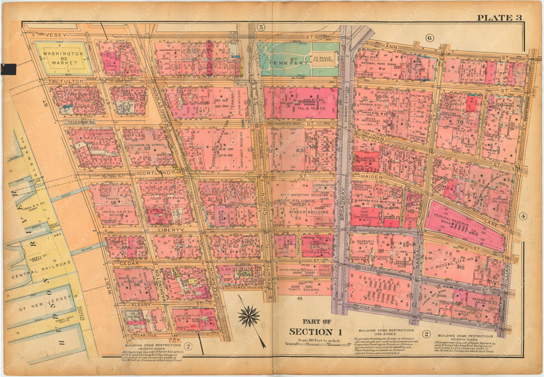 Manhattan, New York 1922 (1935) Vol. 1: Plate 003