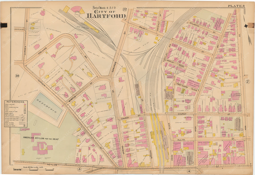 Hartford, Connecticut 1896 Plate 003