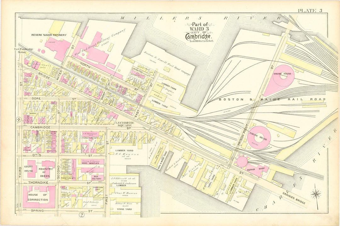 Cambridge, Massachusetts 1894 Plate 003