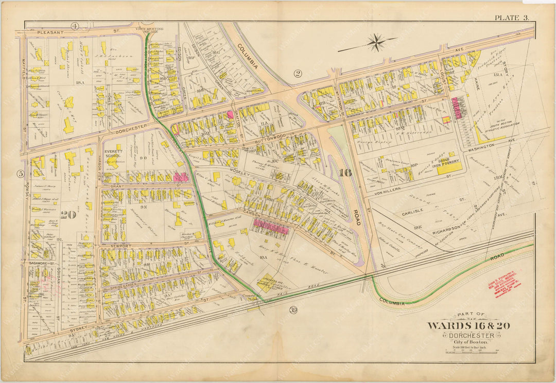 Dorchester, Massachusetts 1898 Plate 003